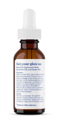 ASUTRA Hyaluronic Acid Serum for Face, 1 fl oz - Vitamin C &amp; E, Aloe, Green Tea, Geranium &amp; Jojoba Oil, Plumping Face Serum, Hydrating Facial Skin Care, Combat Signs of Aging