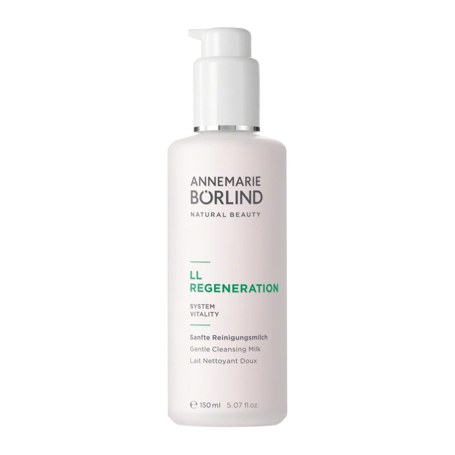 ANNEMARIE BRLIND - LL REGENERATION Cleansing Milk - Sustainably Sourced Natural 2in1 Facial Cleanser &amp; Make-up Remover to remove Impurities on Skin - Step 1 of 5 - 5 Oz