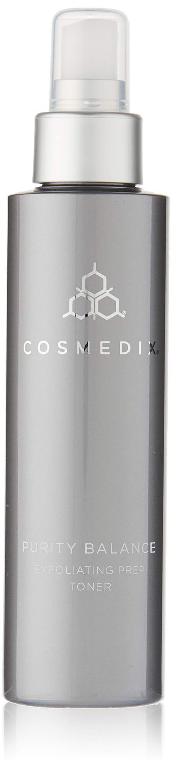 COSMEDIX Purity Balance Exfoliating Prep Face Toner, Deep Clean Pores, Hydrating &amp; Cleansing, Acne-Prone Skin, Cruelty &amp; Gluten Free