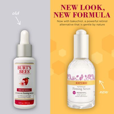 Burt's Bees Renewal Intensive Firming Serum with Bakuchiol Natural Retinol Alternative - 1 ounce (Packaging May Vary)