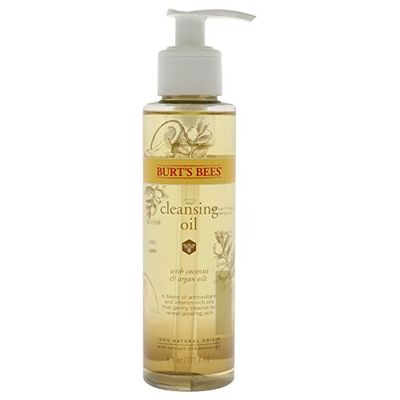 Burt&#39;s Bees 100% Natural Facial Cleansing Oil for Normal to Dry Skin, 6 Oz (Package May Vary)