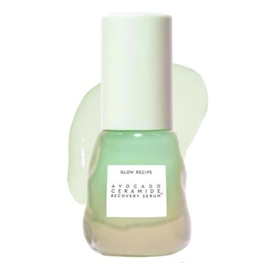 Glow Recipe Avocado Ceramide Serum - Hydrating Face Serum for Women &amp; Men - Redness Relief, Dry Skin &amp; Skin Barrier Repair - Lightweight, Milky Texture for Sensitive Skin (30 ml)