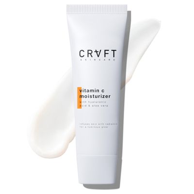 Hair Craft Co. Vitamin C Moisturizer for Face 1.7oz - Brightening Face Cream/Lotion for Radiance - Fight Aging and Wrinkles - All Skin Types - 30 Day Supply