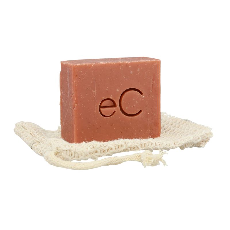 emerginC Signature Facial Bar - Naturally Formulated Soap for Face to Clean, Moisturize &amp; Nourish Skin - Cocoa Butter, Echinacea Oil, Lavender Oil, Rose Clay &amp; Orange (4.5 oz)