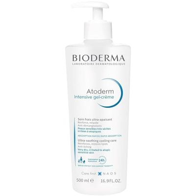 Bioderma - Atoderm Intensive Gel-Crme - Body Lotion - Soothing and Moisturizing Body Cream for Sensitive Dry Very Dry to Atopic Skin