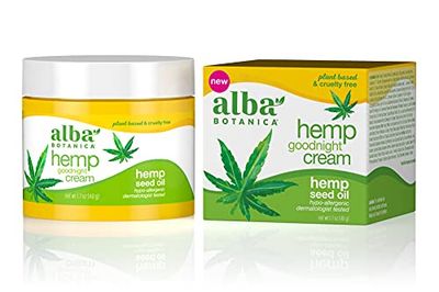 Alba Botanica Hemp Goodnight Cream, 1.7 oz