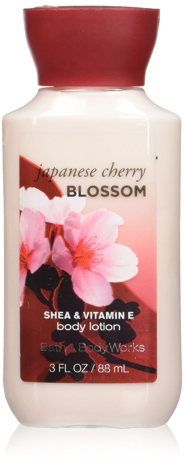 Bath Body Works Japanese Cherry Blossom 3.0 oz Body Lotion - Travel Purse Size (Packaging Design Varies)