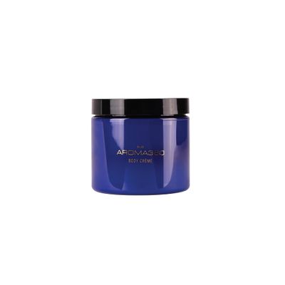 Aroma360 Blue Body Crme - Skincare Cream &amp; Moisturizer for Dry Skin - Body Butter &amp; Cream for Men &amp; Women with Shea Butter, Aloe Vera &amp; Vitamin E - Scent Includes Leather, Sandalwood &amp; Amber - 16oz