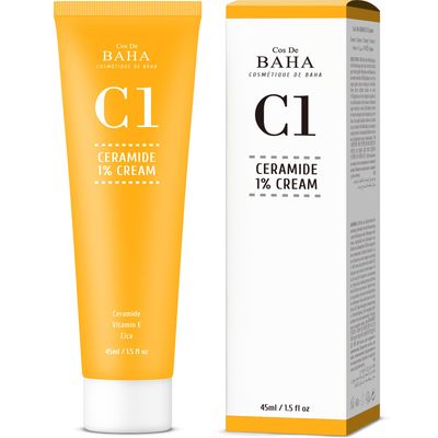 Cos De BAHA C1 Ceramide + Niacinamide Serum - Skin Nourishment, Hydration &amp; Vitality, 1.5 Fl Oz (45ml)