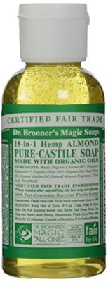 Dr. Bronner&#39;s Organic Pure Castile Liquid Soap Almond -- 2 fl oz