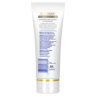 Head &amp; Shoulders Supreme, Exfoliating Scalp Scrub Treatment, with Argan Oil and Vitamin E, 3.3 Fl Oz