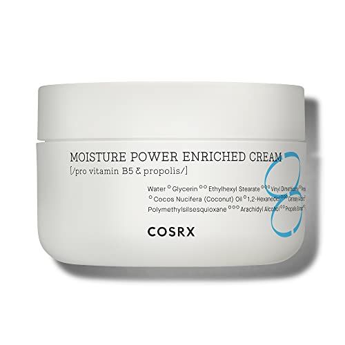 COSRX Hyaluronic Acid Moisturizer for Day &amp; Night with Pro Vitamin B5 (D Panthenol) 50ml/1.69 fl.oz | Propolis Extract, Ceramide, Long Lasting Hydration for Dry, Sensitive Skin, Korean Skin Care