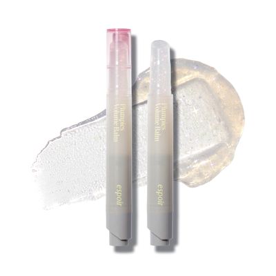 Espoir Plumpies Lip Colloection Lip Balm Stick #Rosylights  pH Coloring Lip Care with Plumping Effects  Clicking Type Lip Balm Stick for Easy Use  Voluminous Lip Makeup with Natural Pink Color