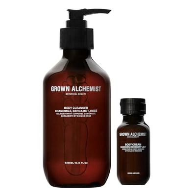 Grown Alchemist Body Cleanser (300ml) + Body Cream Travel Mini (50ml) DUO Kit