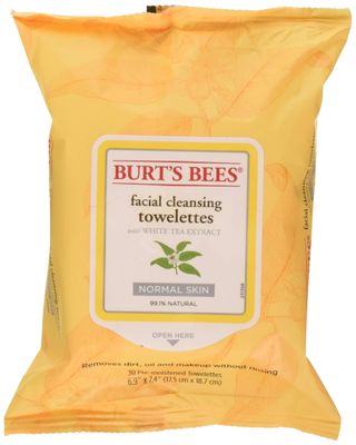 Burt&#39;s Bees Natural Skin Essentials Facial Cleansing Towelettes,30 Count (Pack of 3)