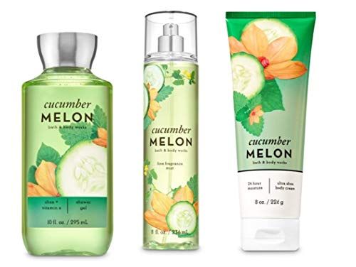 Bath &amp; Body Works - Cucumber Melon - 3 pc Bundle