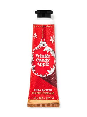 Bath &amp; Body Works Winter Candy Apple Shea Butter Travel Size Hand Cream (Winter Candy Apple), 1 Fl Oz (Pack of 1), 1.0 ounces, 1.0 Fl Oz, Pack of 1