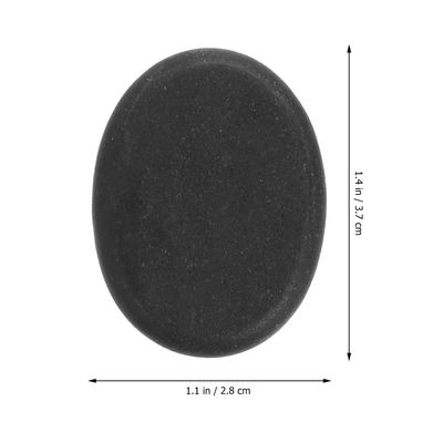 Hemoton Hot Stones for Massage,10pcs Massage Energy Stone, Hot Massage Stones Set, Volcanic Stones Essential Oil Massage Stones,Hot Rocks Massage Stones for Spa, Relaxing, Healing