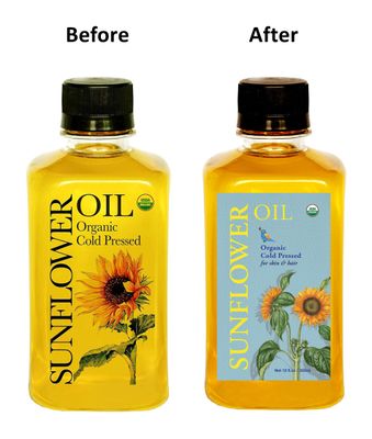 DAANA Sunflower Oil for Skin: Certified USDA Organic, Extra Virgin, Cold Pressed (12 fl oz)