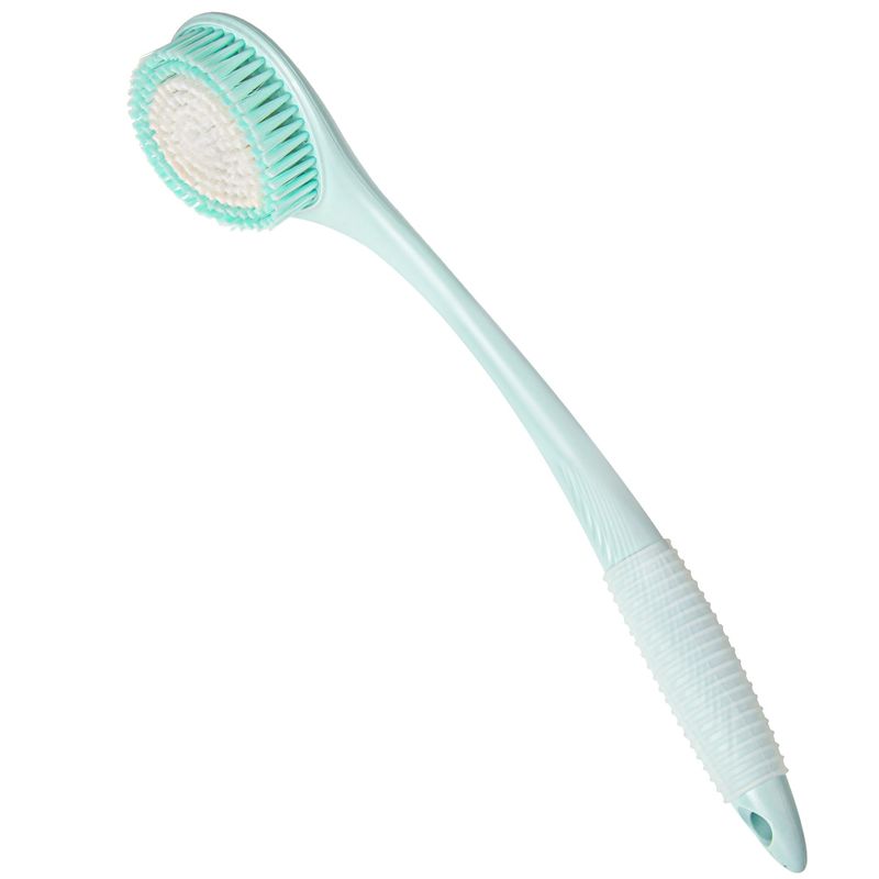 BEDELITE Back Bath Brush Long Handle for Shower - Soft Brush for Men &amp; Women(16.4" Long), Skin Exfoliator for Bath Scrubber Body Brush(Blue)