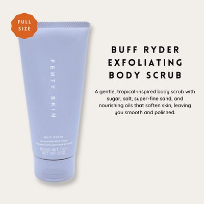 Fenty Skin Buff Ryder Exfoliating Body Scrub 6 oz - Gentle Exfoliate, Smooths &amp; Polish Skin