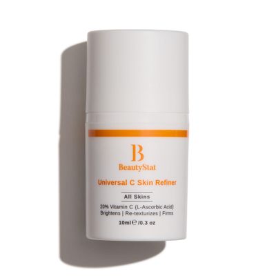 BeautyStat Universal C Refiner - 20% Pure Vitamin C Serum For Face, Brighten the Look of Dull Skin &amp; Dark Spots, Minimize the Appearance of Fine Lines &amp; Wrinkles - Travel Size (0.30 oz. / 10ml)