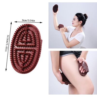 DeaHea 2 Pack Meridian Massage Brush Body Massager Brushes Tapping Comb Essential Oil Scrubber for Beauty Salon Sauna SPA Hair Scalp Relax Shower Bath Leg Back Shoulder Arm Skin