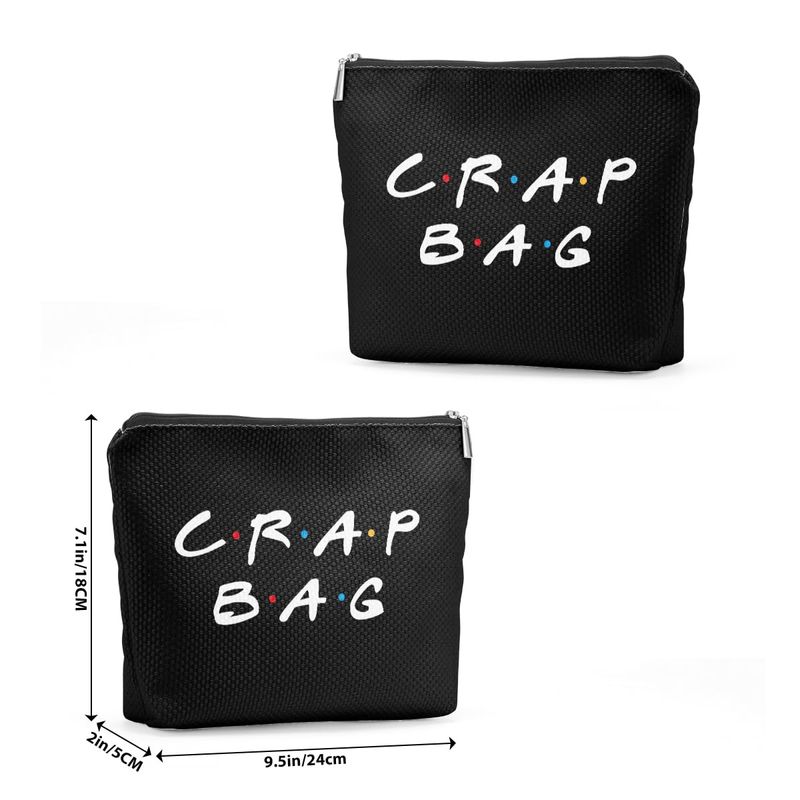 Friend Gifts Makeup Bag Best Friend Birthday Gifts Cosmetic Travel Bag Zipper Pouch Friends Themed Gifts Skincare Bag Christmas Friendship Gifts Beauty Bag for Women Friends Female Girlfriend Wife