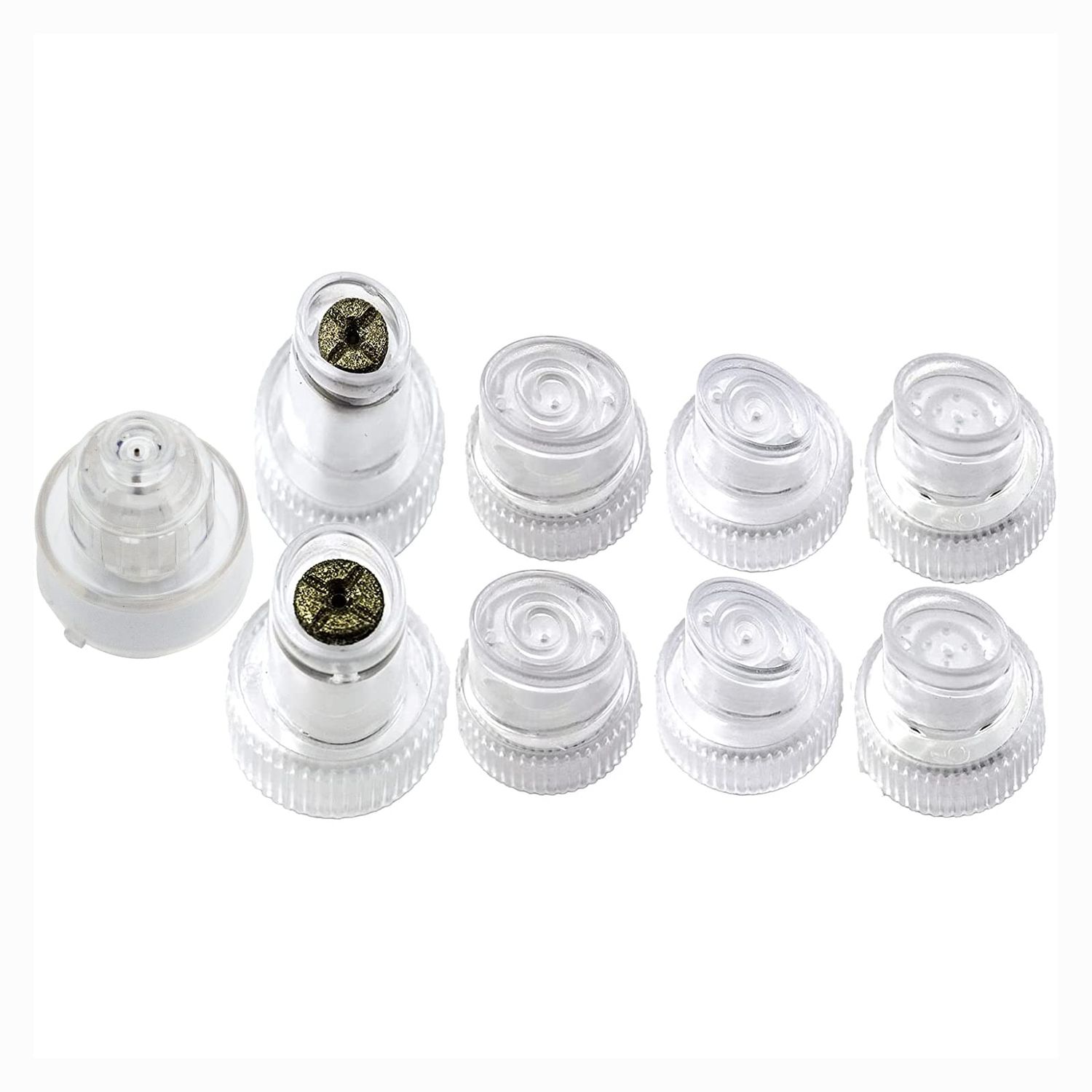 Face Care Beauty Machine Spare Parts Hydro Dermabrasion Aqua Peel Water Scrub Tips Caps 6 Plastic HydraDermabrasion 2 Diamond Microdermabrasion 1 Spray Replacement Acceossories