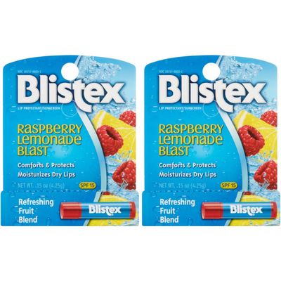 Blistex Raspberry Lemonade Blast Lip Balm, 0.15 Ounces each - (Value Pack of 2)