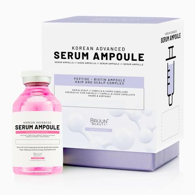 BRUN HS - Control Hair and Scalp Ampoule Serum - Korean Serum Booster For Hair Growth Use without Derma Pen Skin Care Serum 1.18 fl.oz