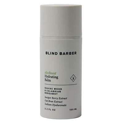 Blind Barber elixBoost Hydrating Balm - Daily Face Moisturizer for Men - Mens Anti-Aging Moisturizer with Juniper Berry Extract - Hydrates &amp; Protects Skin Barrier (3.2oz / 100ml)