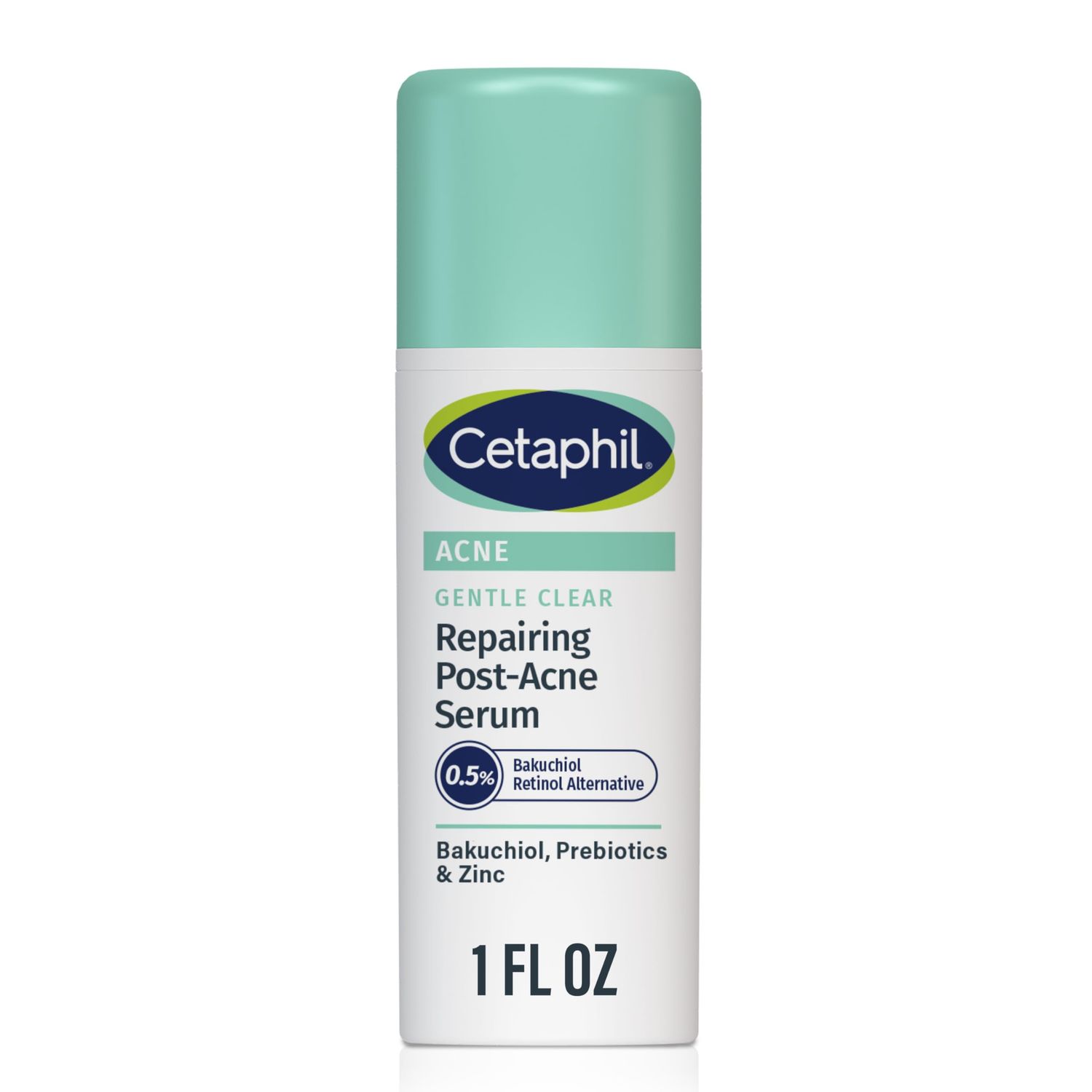 CETAPHIL Gentle Clear Repairing Post-Acne Serum, Retinol Alternative, Oil Free Serum for Sensitive Skin, 1 Fl Oz, Bakuchiol, Improves Skin Tone &amp; Post-acne Marks, Dermatologist Recommended Brand