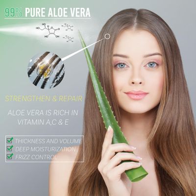 Aloe Vera Spray Bottle Travel Size | Vitamin C Vitamin E & Vitamin A | Skin Care, Hair Spray, Facial Moisturizer in Spray Bottles, Hair Growth, Facial Cleanser Sunburn Relief & After Sun Lotion 3.3oz