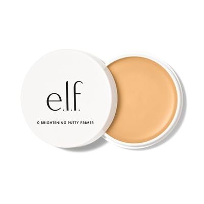 e.l.f. C-Brightening Putty Primer, Makeup Primer For Brightening &amp; Evening Out Skin Tone, Enriched With Vitamin C, Universal Sheer (Packaging May Vary)