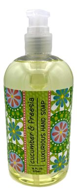 Greenwich Bay Trading Company Garden Collection Bundle: Cucumber Freesia - 16 Ounce Shea Butter Lotion &amp; 16 Ounce Hand Soap