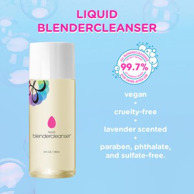 beautyblender | Blendercleanser Liquid Lavender Beauty Blender Cleanser, Cleaning Makeup Sponges, Brushes &amp; Applicators, 5 oz