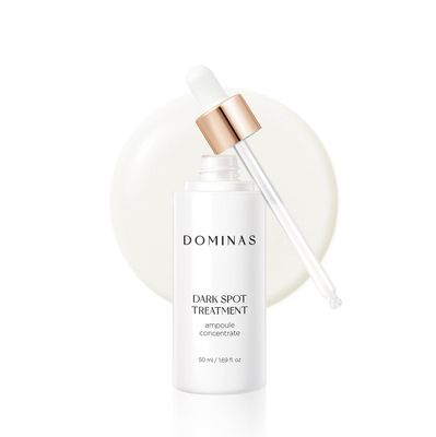 DOMINAS Dark Spot Treatment Ampoule (1.7fl oz) - Korean All-in-One Serum for Wrinkles, Moisturization Glutathione, Vitamin B12, CoQ10 &amp; Niacinamide