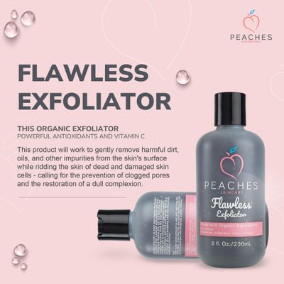Exfoliating Face Wash (8 oz) - Vegan Face Exfoliator Scrub with Blueberry, Coffee Bean, Vitamin C - Gentle Facial Exfoliator - Facial Scrub Exfoliator for All Skin Types - *Flawless Exfoliator*