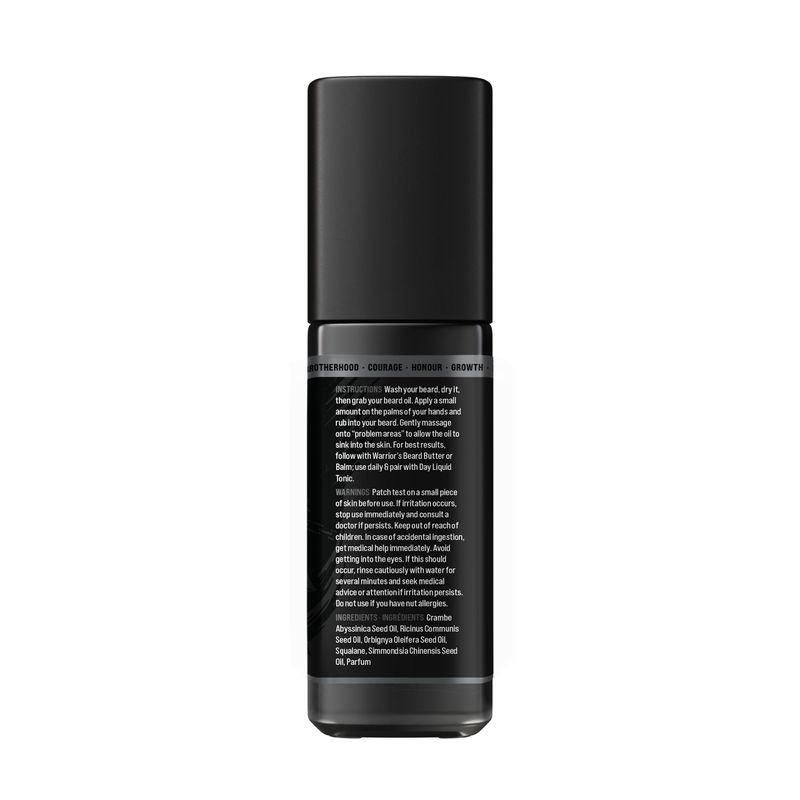 Beard Oil for Men by Beard Struggle - Night Liquid Elixir Beard Growth Oil - Natural Blend for Softens - Platinum Collection, Loki Unscented (1 Fl Oz)