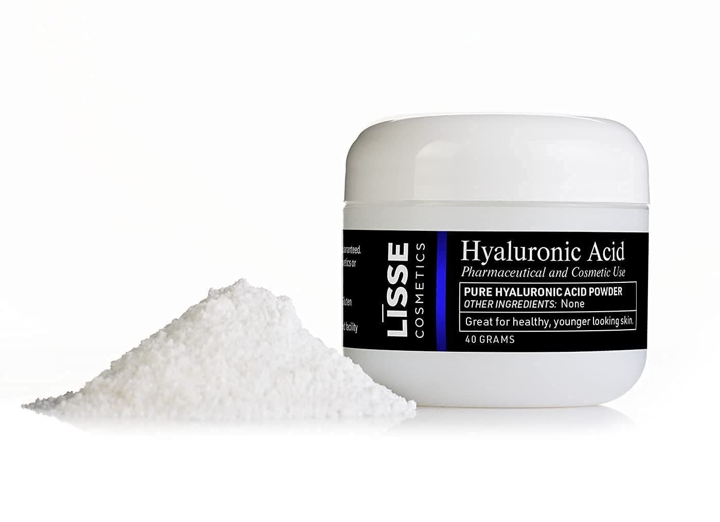 Cosmetic Grade Hyaluronic Acid 100% Pure 1.1M Daltons - Batch Tested and Verified - for Serum and Cosmetic Production