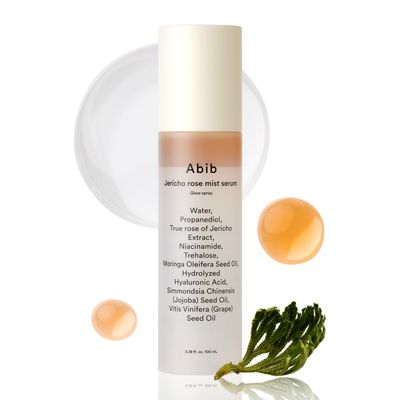 Abib Jericho Rose Mist Serum, Glow Spray 3.38 fl oz I Hydrating Essential Face Facial Body Mist Bottle, Radiance Booster, Fine Dual-Layer Oil &amp; Serum, Vegan Skincare I 4 Types of Seed Oil