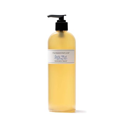 Farmaesthetics Gentle Mint Organic Body Wash (16 fl oz) | Ethically Sourced Sustainable Beauty | Clean, All Natural, Small Batch Skincare