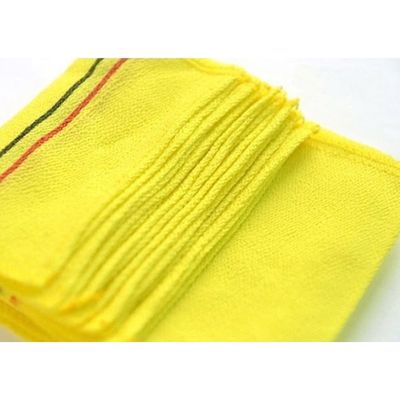 10 Pack SongWol Korean Beauty Skin Large Exfoliating Bath Shower Towel Gloves Scrub Wash Clothes Made in Korea Yellow