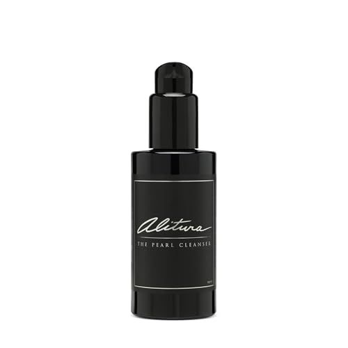 Alitura Organic Anti-Aging Pearl Facial Cleanser For Men and Women with Marine Collagen - Finally Have Clear Acne-Free Skin With The Best All Natural Face Wash - 3.4 oz (100 ml)