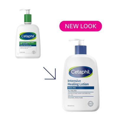 Cetaphil Intensive Healing Lotion with Ceramides 16 Oz For Dry, Rough, Flaky Sensitive Skin 24-Hour Hydration Fragrance, Paraben &amp; Gluten Free