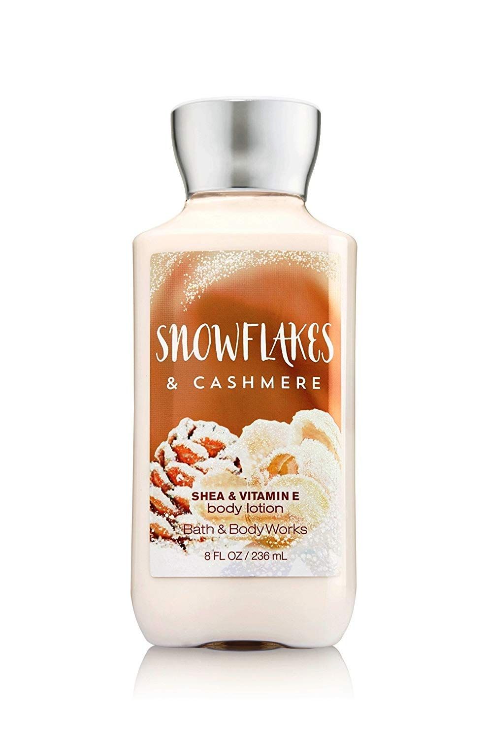 Bath and Body Works Snowflakes and Cashmere Body Lotion 8 Ounce Holiday 2016
