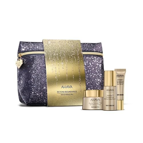 AHAVA Extraordinary You Gift Set - Includes Osmoter Concentrate Set - Moisturizing Serum 1 Fl.Oz, X6 Smoothing Cream 1.7 Fl.Oz, Illuminating Eye Serum 0.5 Fl.Oz &amp; Sample Extreme Day Cream