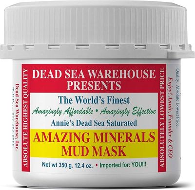 Dead Sea Warehouse - Amazing Minerals Mud Mask - 12.4 OZ - Dead Sea Mud Cleansing Mask - Mineral Rich - Helps Exfoliate, Purify, &amp; Nourish Skin