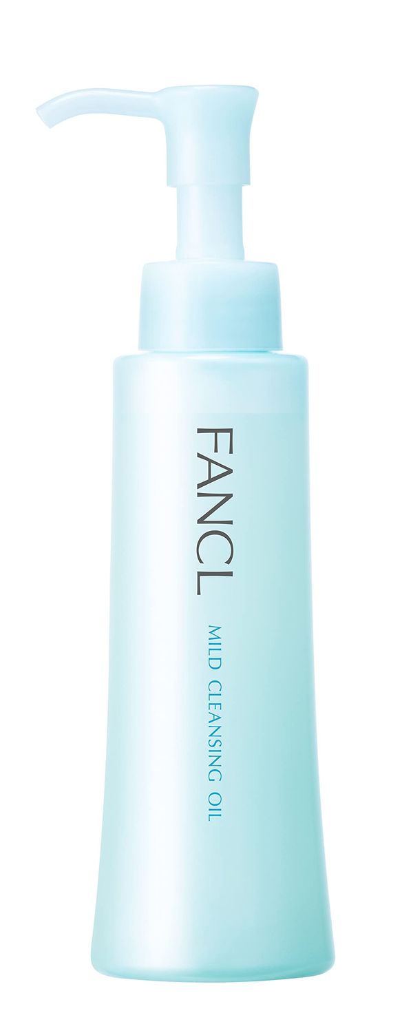 FANCL Mild Cleansing Oil, Japanese Facial Cleansing Oil, Makeup Remover, 100% Preservative Free, Clean Skincare for Sensitive Skin [US Package]